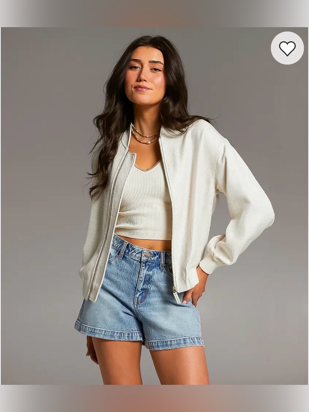 BKE Resort Edit - Textured Bomber Jacket